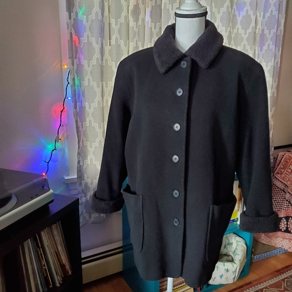 Forecaster Black Winter Coat - Picture 1 of 9